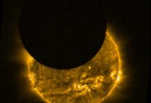 Kısmi Güneş Tutulması Uzaydan Böyle Göründü