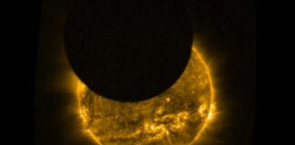 Kısmi Güneş Tutulması Uzaydan Böyle Göründü